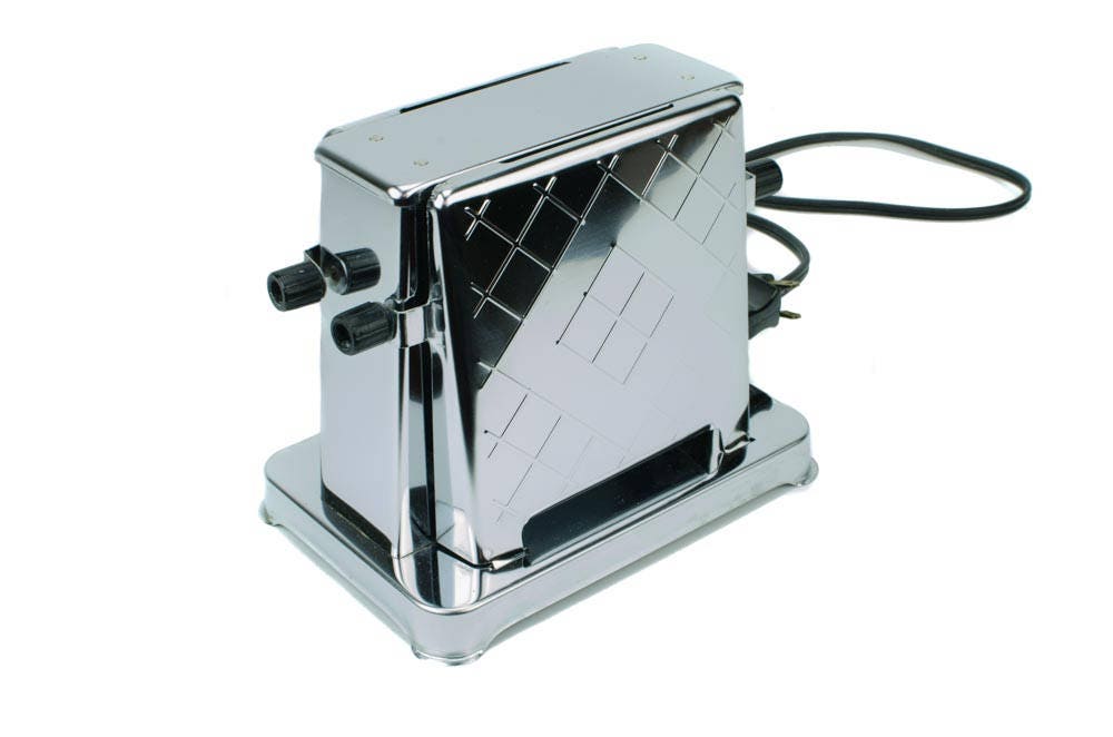Art Deco Toaster, Chrome Toaster, Vintage Chromium Plated Toastess, Mid