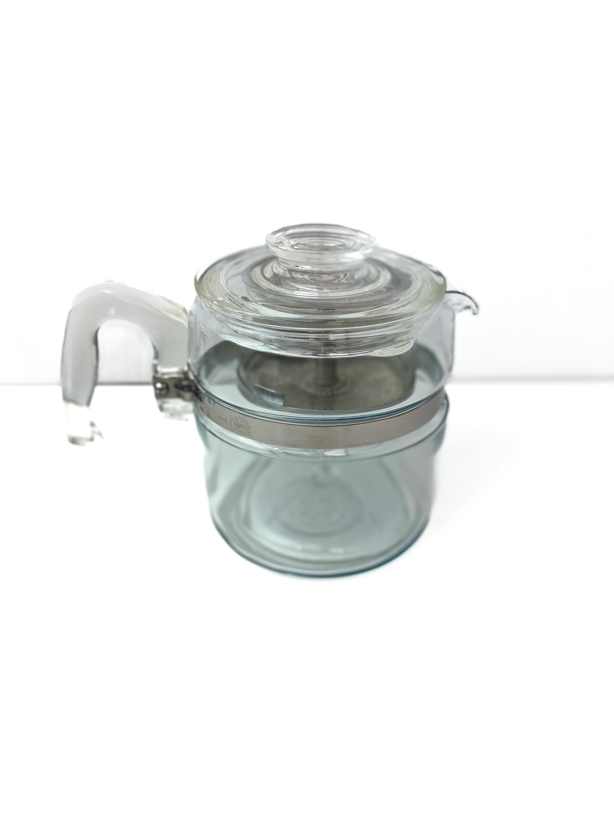 Vintage Pyrex 6-cup Flameware Glass Coffee Percolator - Etsy