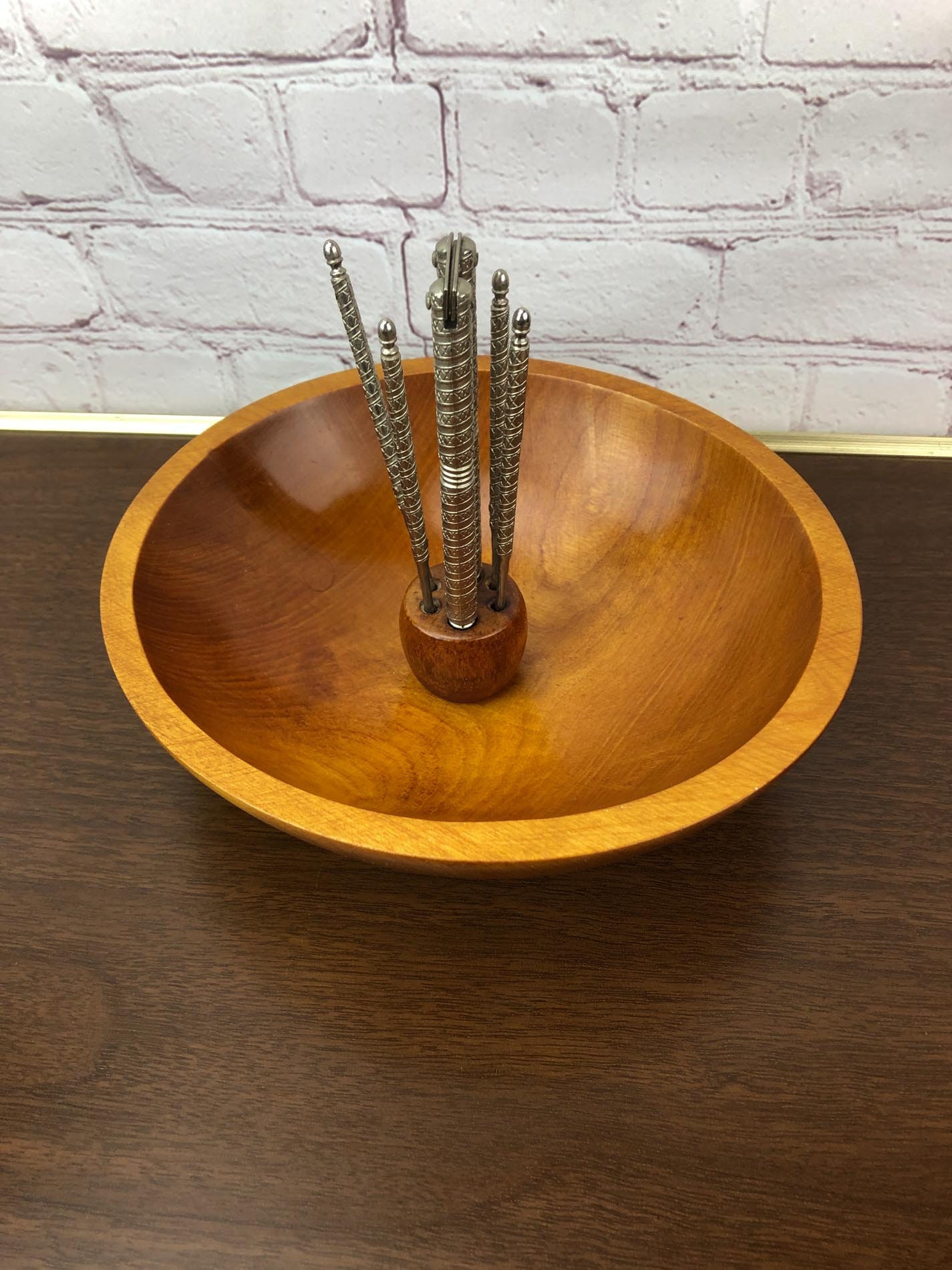 Wood Nut Bowl, Nut Bowl, Baribocraft Nut Bowl, Maple Nut Bowl, Vintage