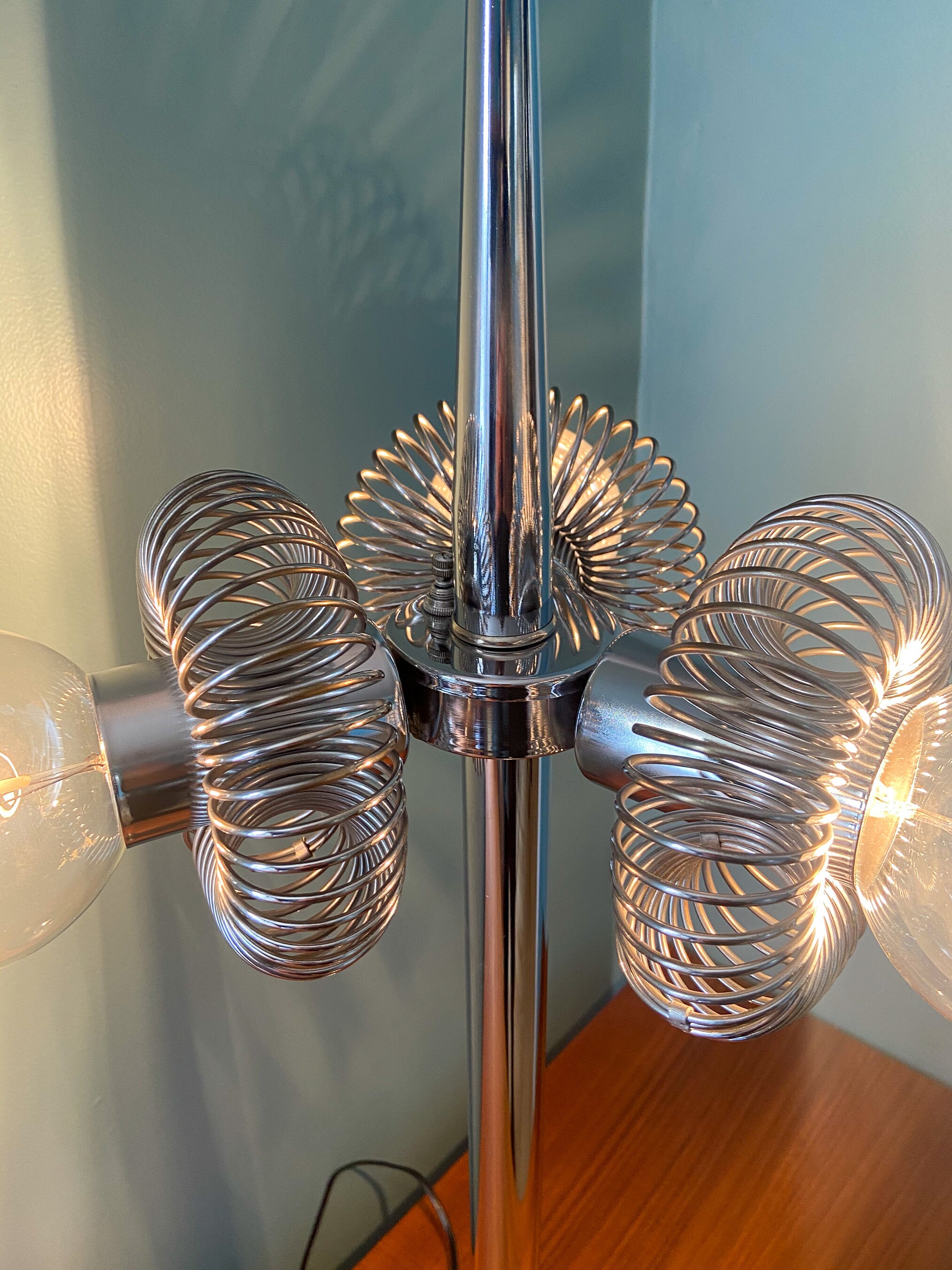 Mid Century Sputnik Table Lamp Chrome Sputnik Table Lamp Vintage Chrome