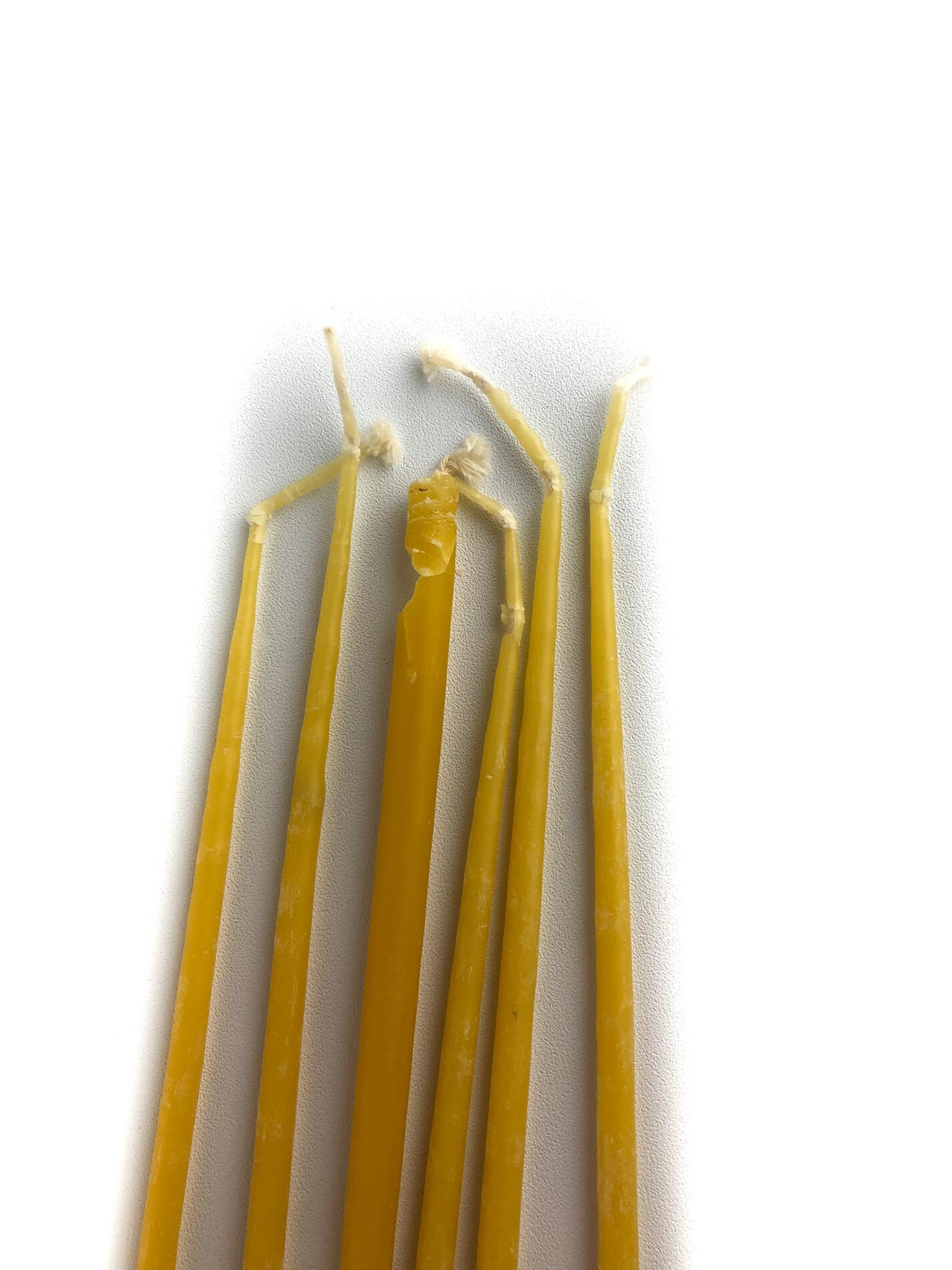 Dansk Tiny Taper Candles Made in Denmark, Tiny Taper Candles, Butterscotch