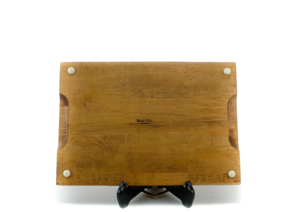 Baribo Maid Cheese Tray with Abstract Tile, Baribocraft Cheese Board