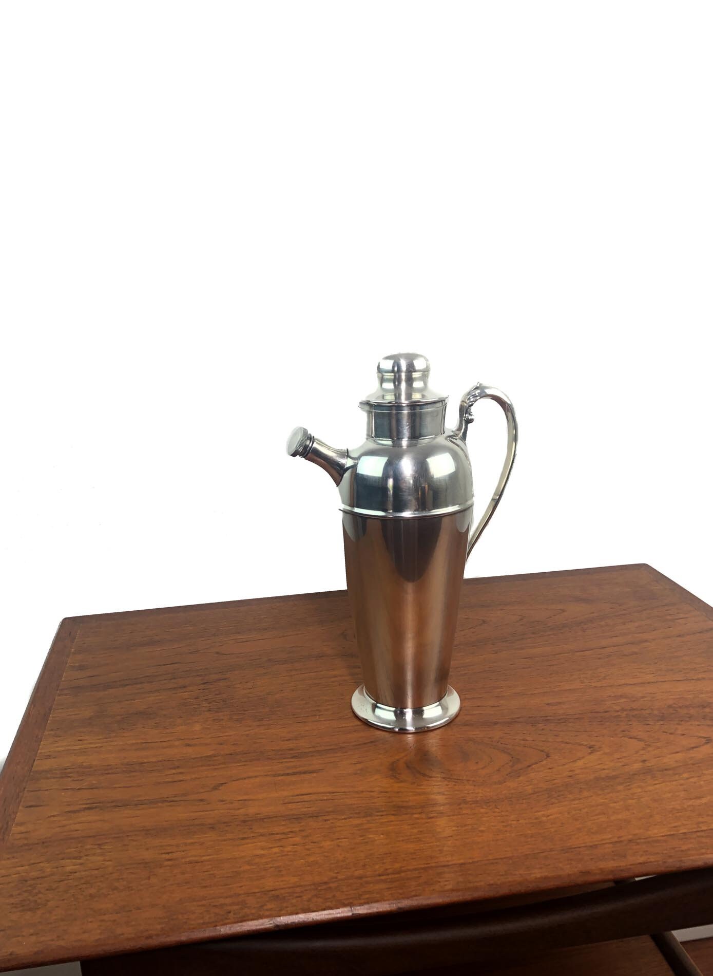 Silverplate Cocktail Shaker, Victoria Plate Cocktail Shaker, Vintage