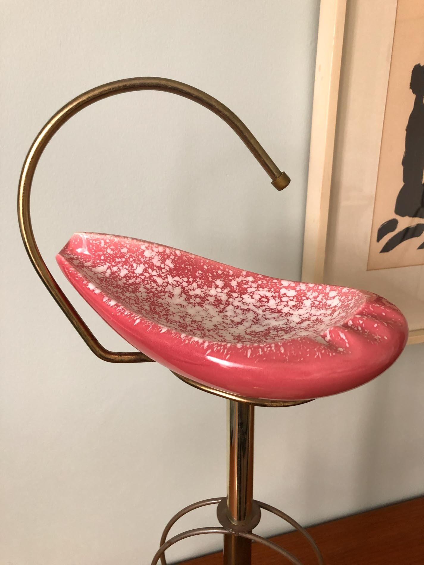 Vintage Standing Ashtray, Vintage Ashtray Stand, Atomic Ashtray Stand