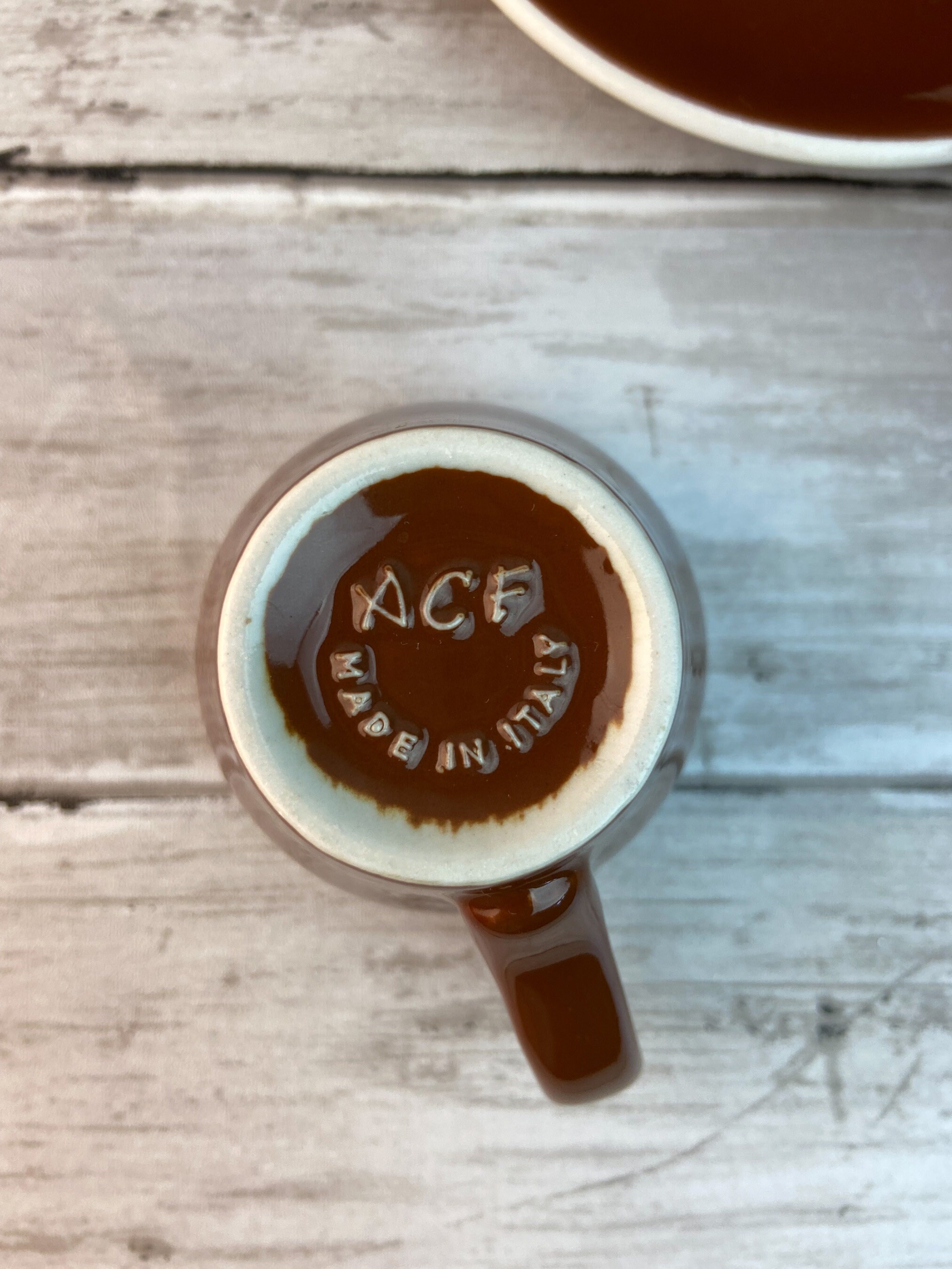 ACF Espresso Cups/Demitasse Cups Made in Italy, Vintage Espresso Cups