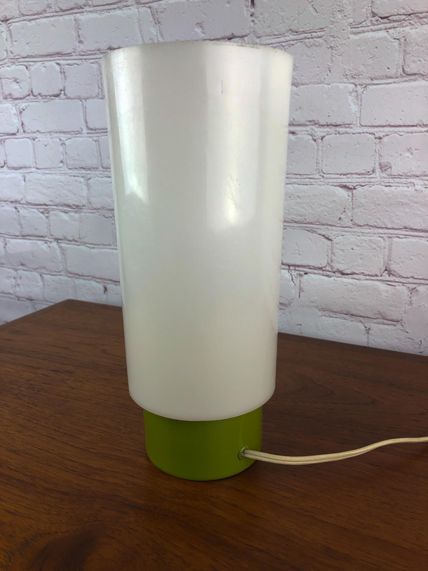 Mid Century Acrylic Table Lamp, Industrial Column Table Lamp, Clockwork Orange Retro Table Lamp