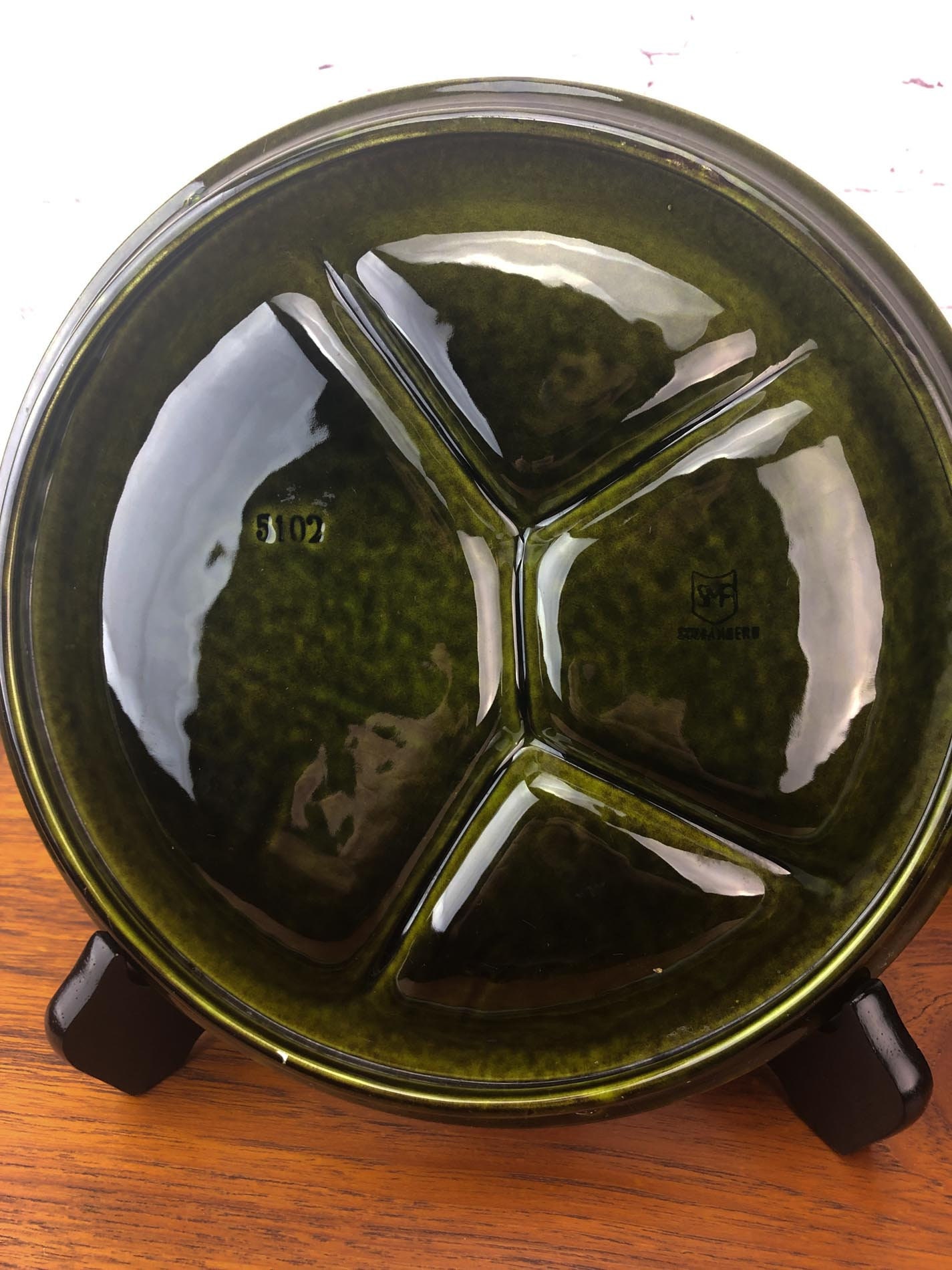 Schramberg Fondue Plates(5), Fondue Plates by Schramberg, Made in