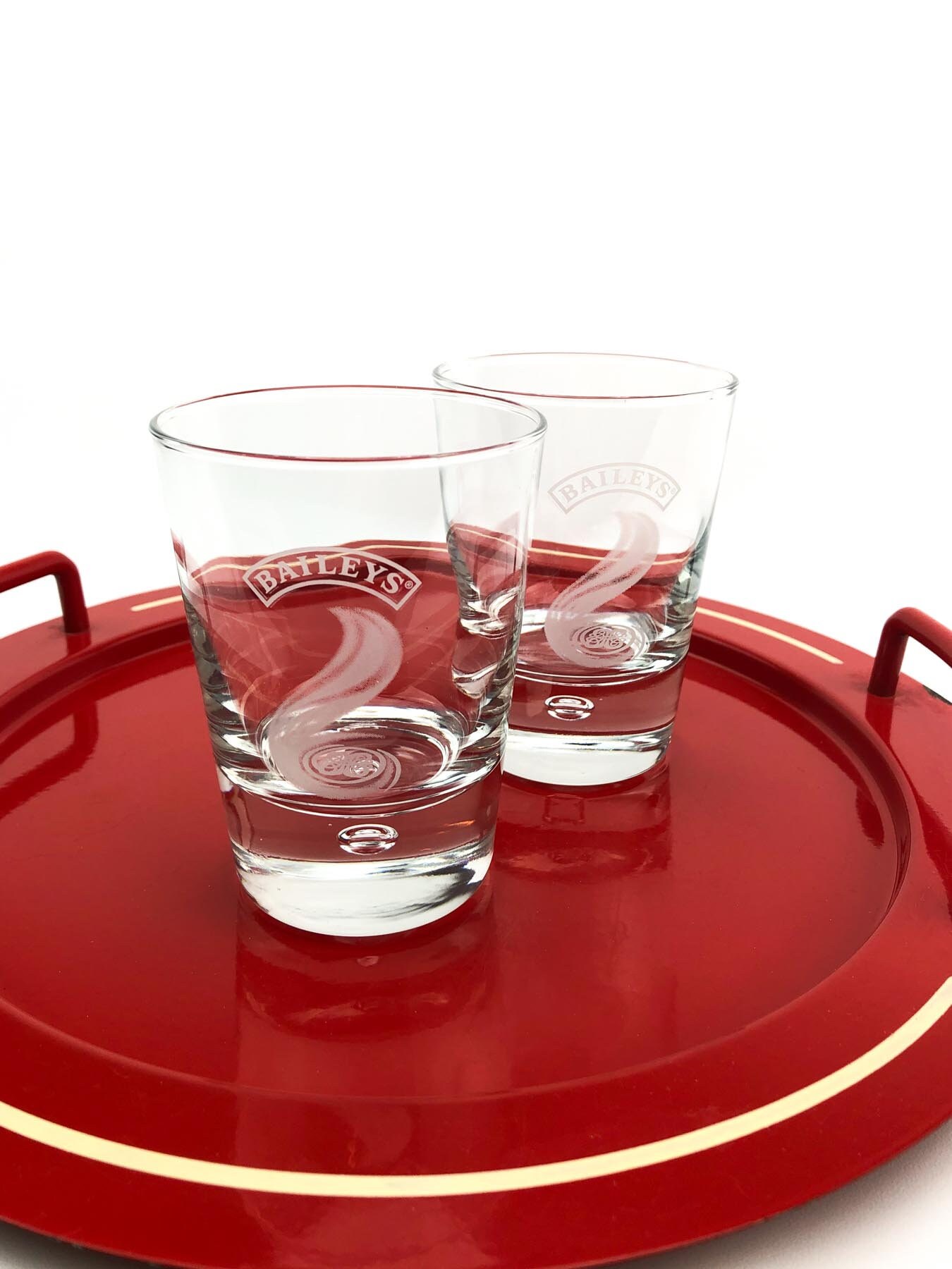 Baileys Irish Cream Rock Glasses, Baileys Controlled Bubble Rock Glass