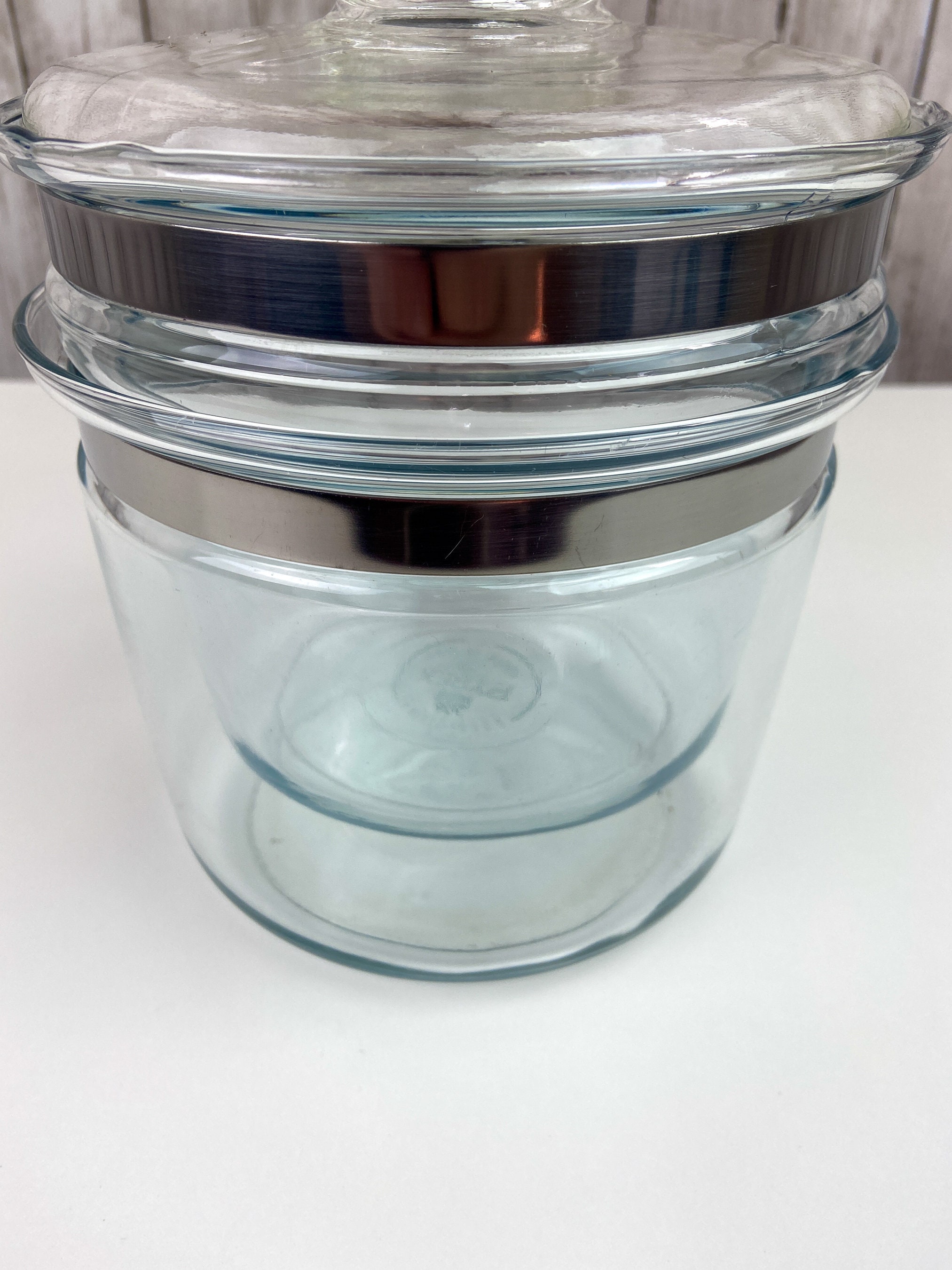 Pyrex Double Boiler Flameware Vintage Pyrex Glass Glass Double Boiler