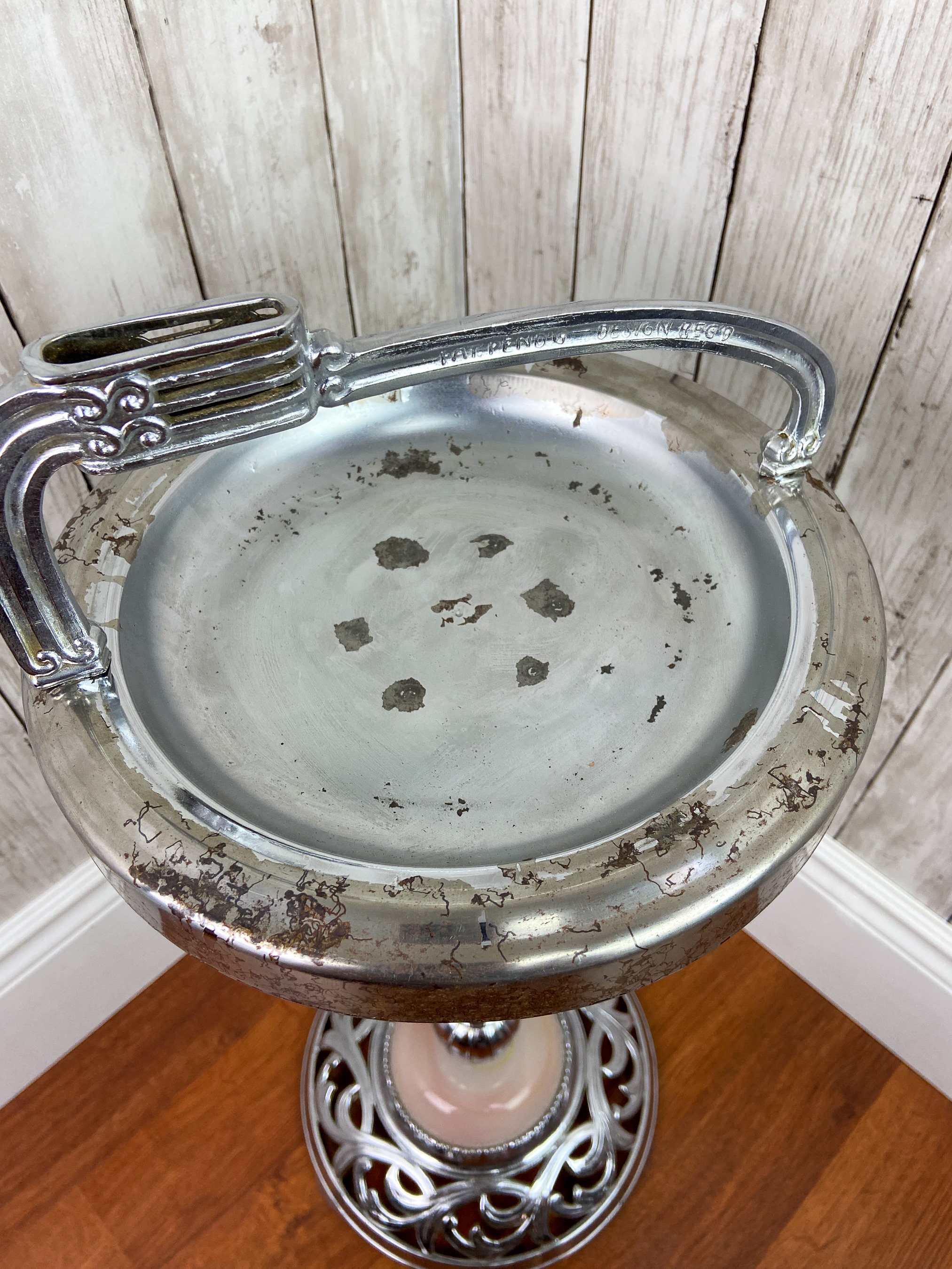 Vintage Standing Ashtray Vintage Chrome Ashtray Ashtray Stand Vintage