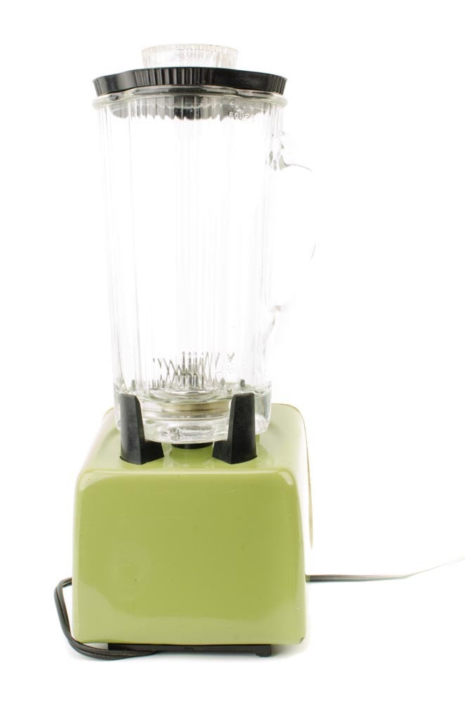 Vintage Blender, Waring Blender, Vintage Green Blender, Atomic Kitchen