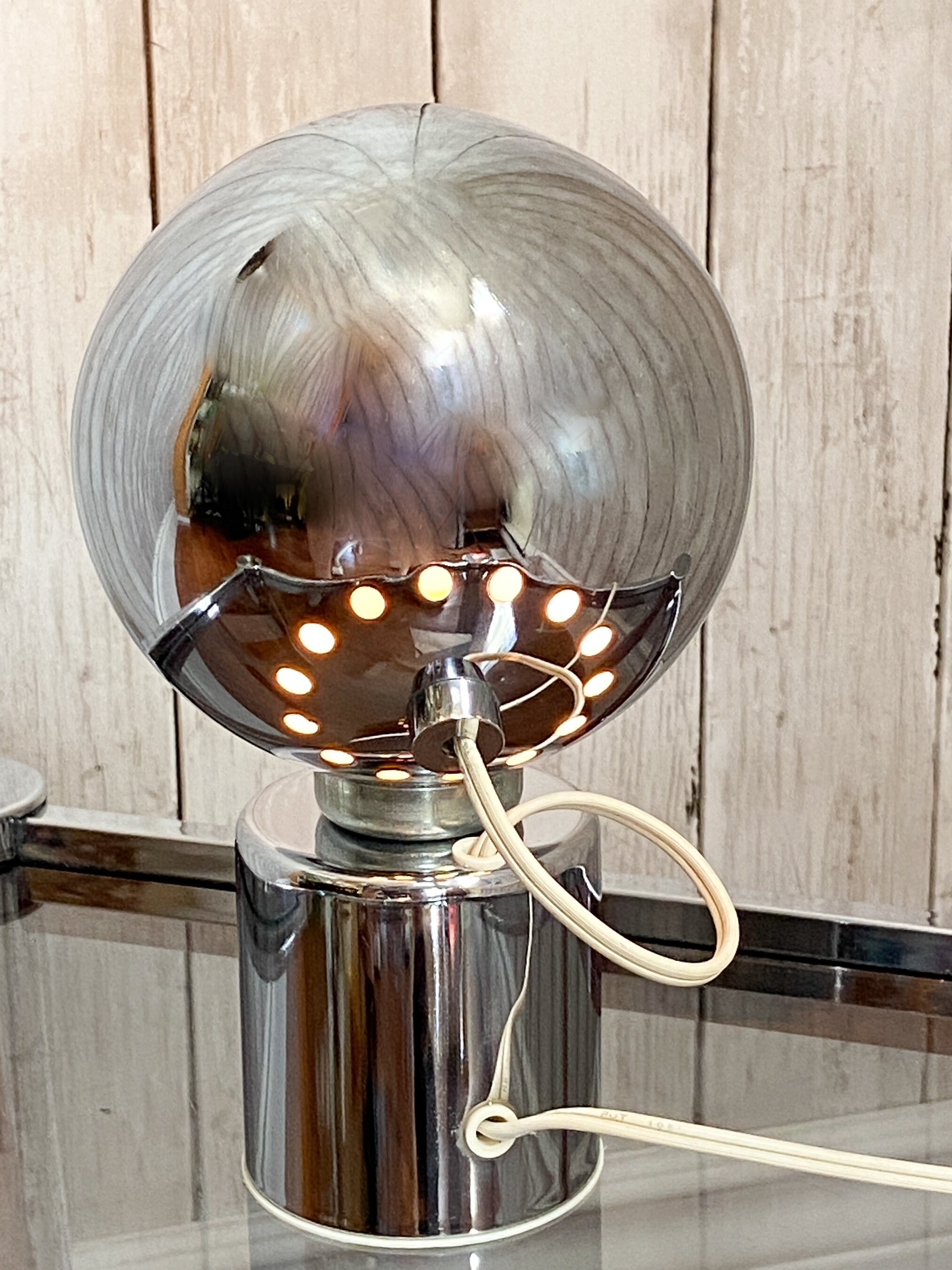 Reggiani Table Lamp Italian Design Lamp Articulated Globe Spotlight