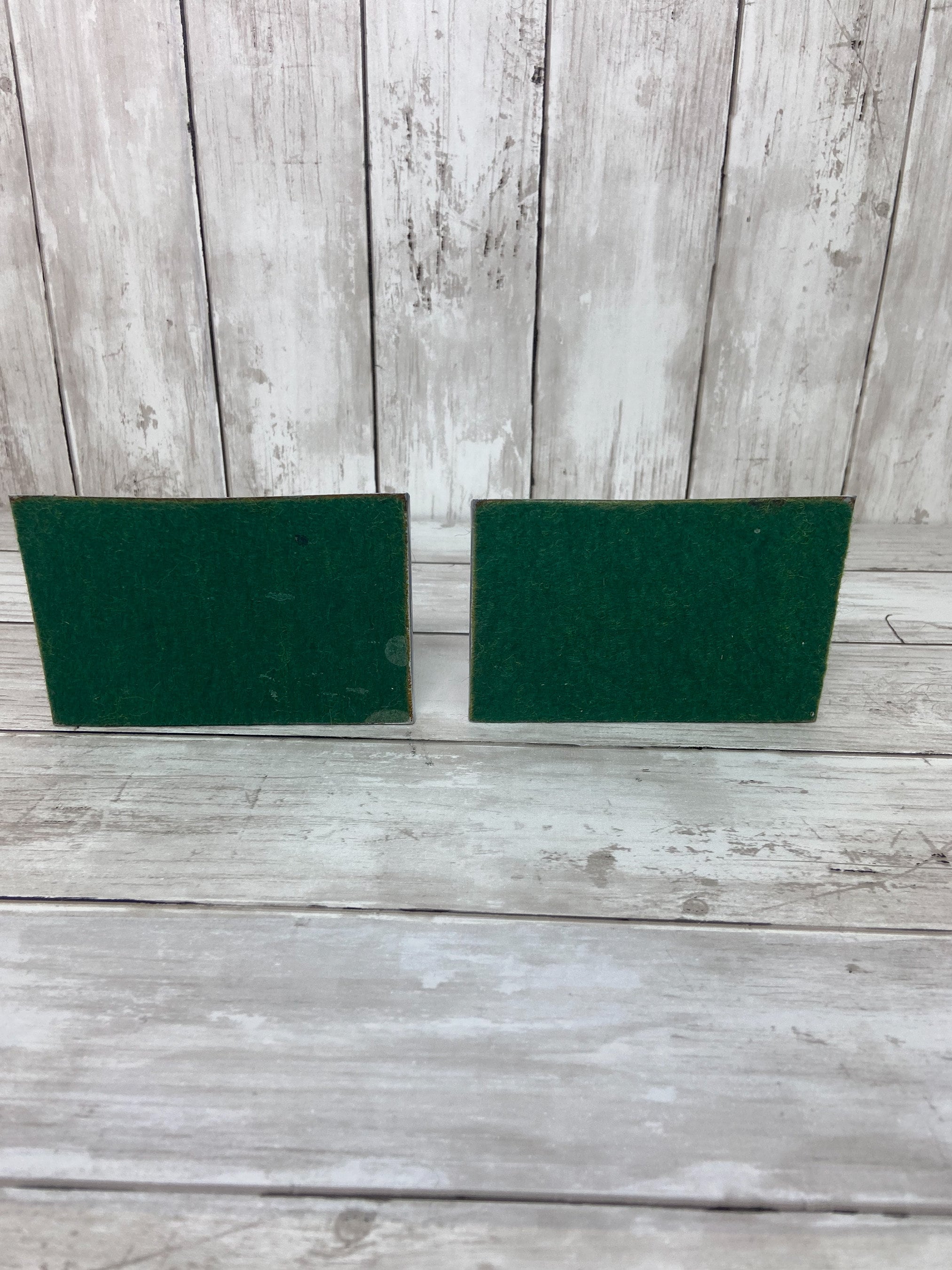 Railroad Bookends, Chrome Bookends, Railroad Track Bookends, Ward