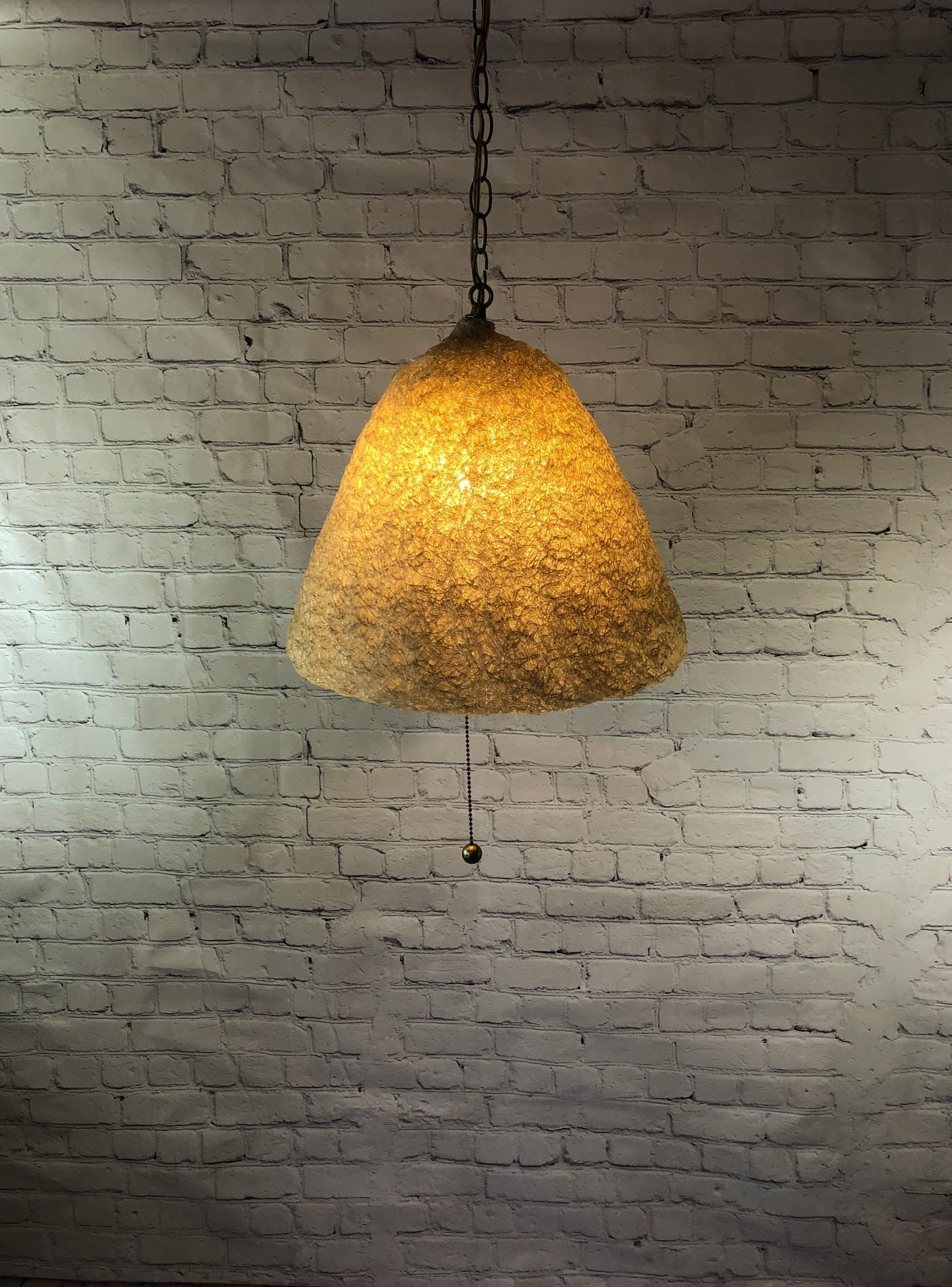 Spaghetti Swag Lamp, Lucite Spaghetti Swag Lamp, Boho Swag Lamp, Mid