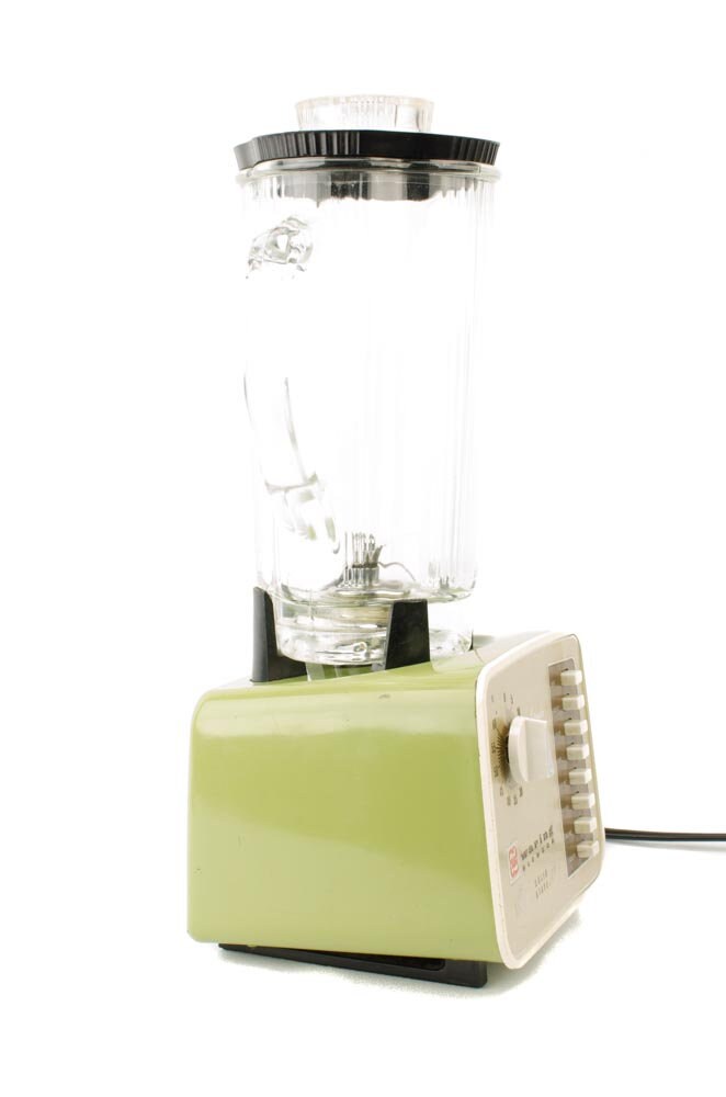 Vintage Blender, Waring Blender, Vintage Green Blender, Atomic Kitchen