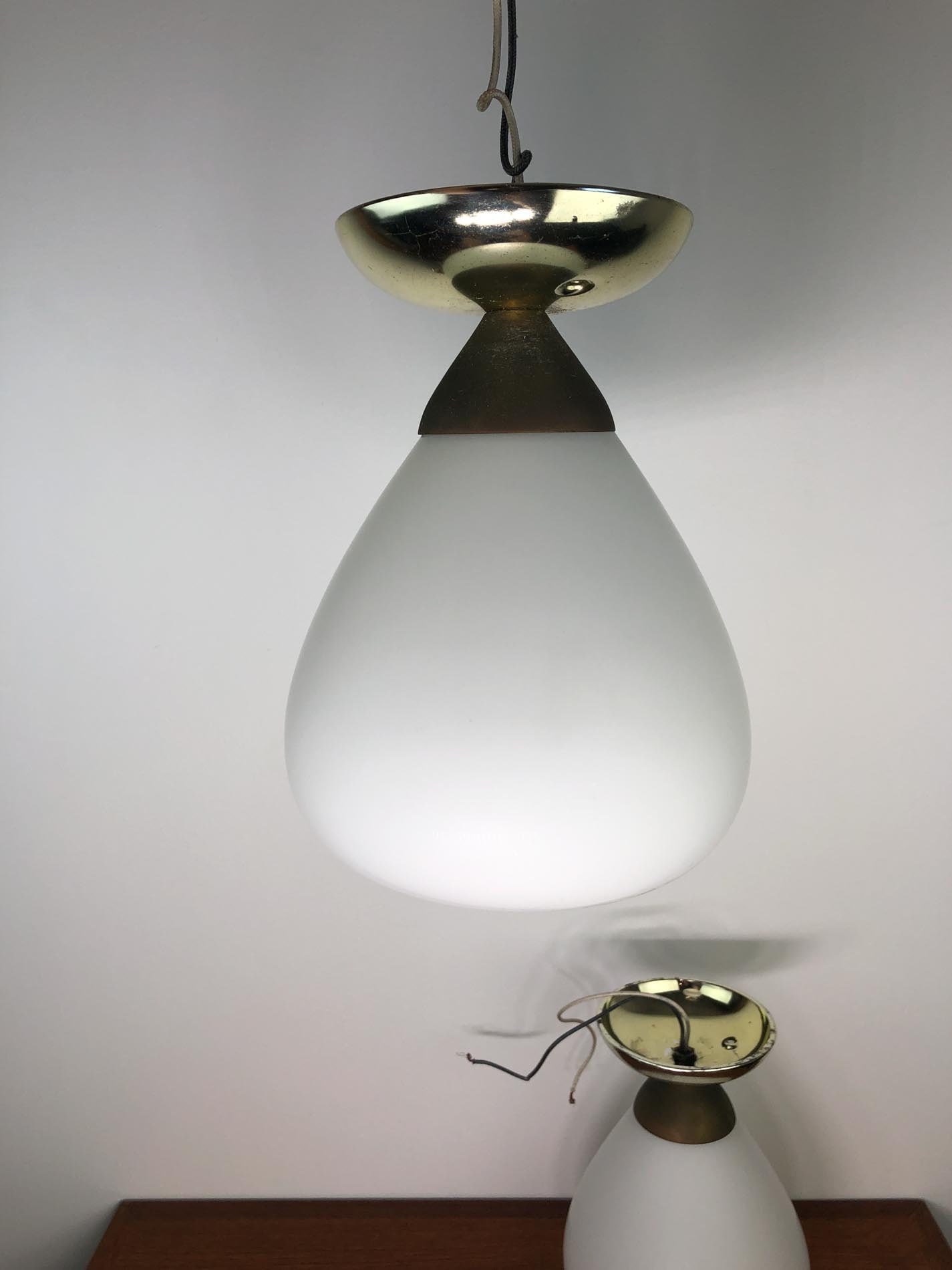 Mid Century Light Fixture, Mid Century Ceiling Light, Atomic Age Light