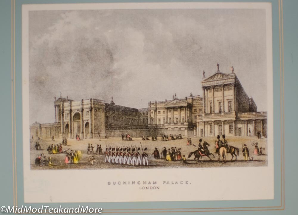 Vintage Sewell Melamine Felt Backed Small Placemats with Scenes of London