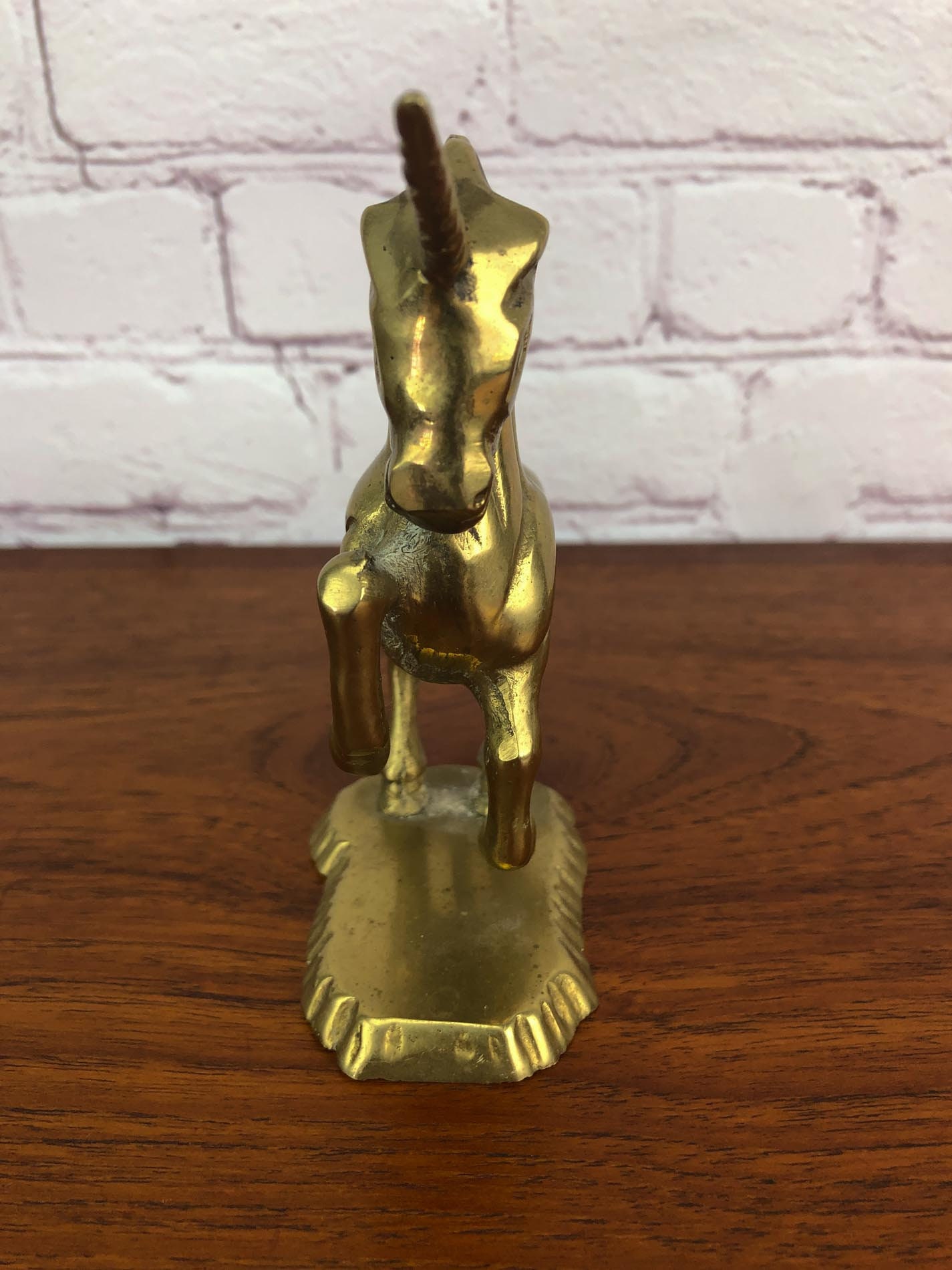 Brass Unicorn, Vintage Brass Unicorn