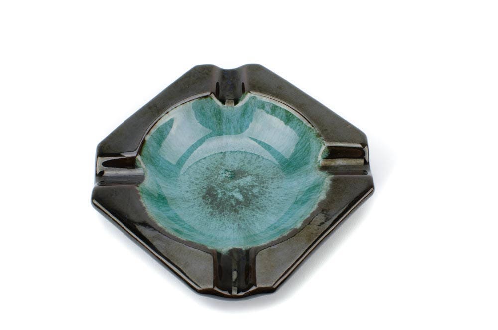Vintage Ceramic Ashtray, Groovy Ashtray, Blue Mountain Pottery Ashtray