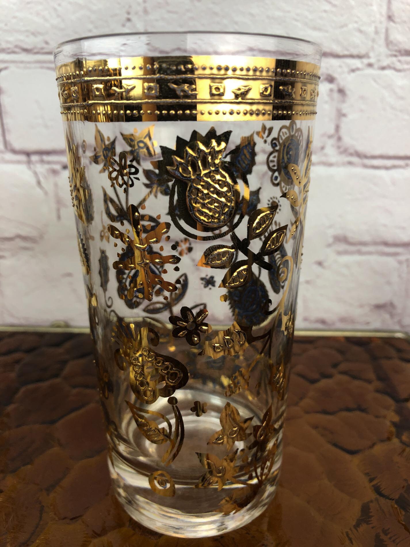 Culver Chantilly Tumbler, Mid Century Tumbler, Mid Century Barware