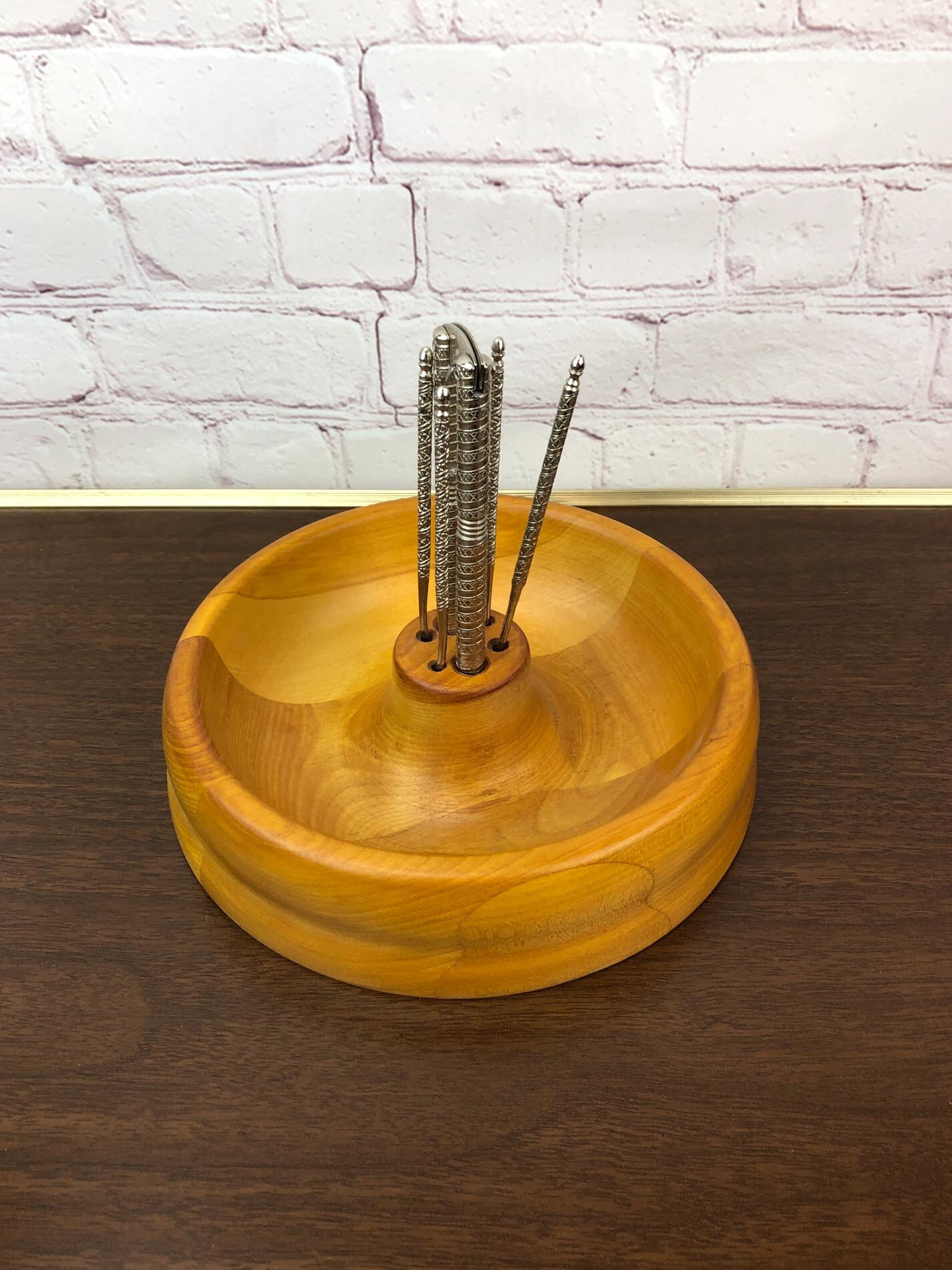 Wood Nut Bowl, Nut Bowl, Baribocraft Nut Bowl, Maple Nut Bowl, Vintage