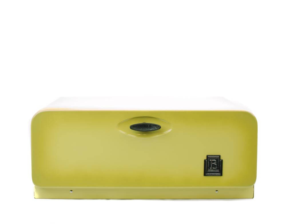 Vintage Tin Bread Box and Canisters