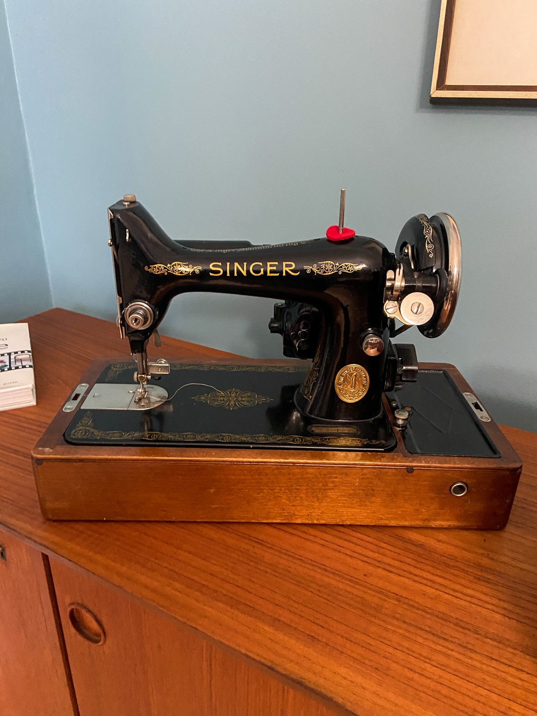 Singer Sewing Machine 1940 Vintage Sewing Machine the Singer Etsy