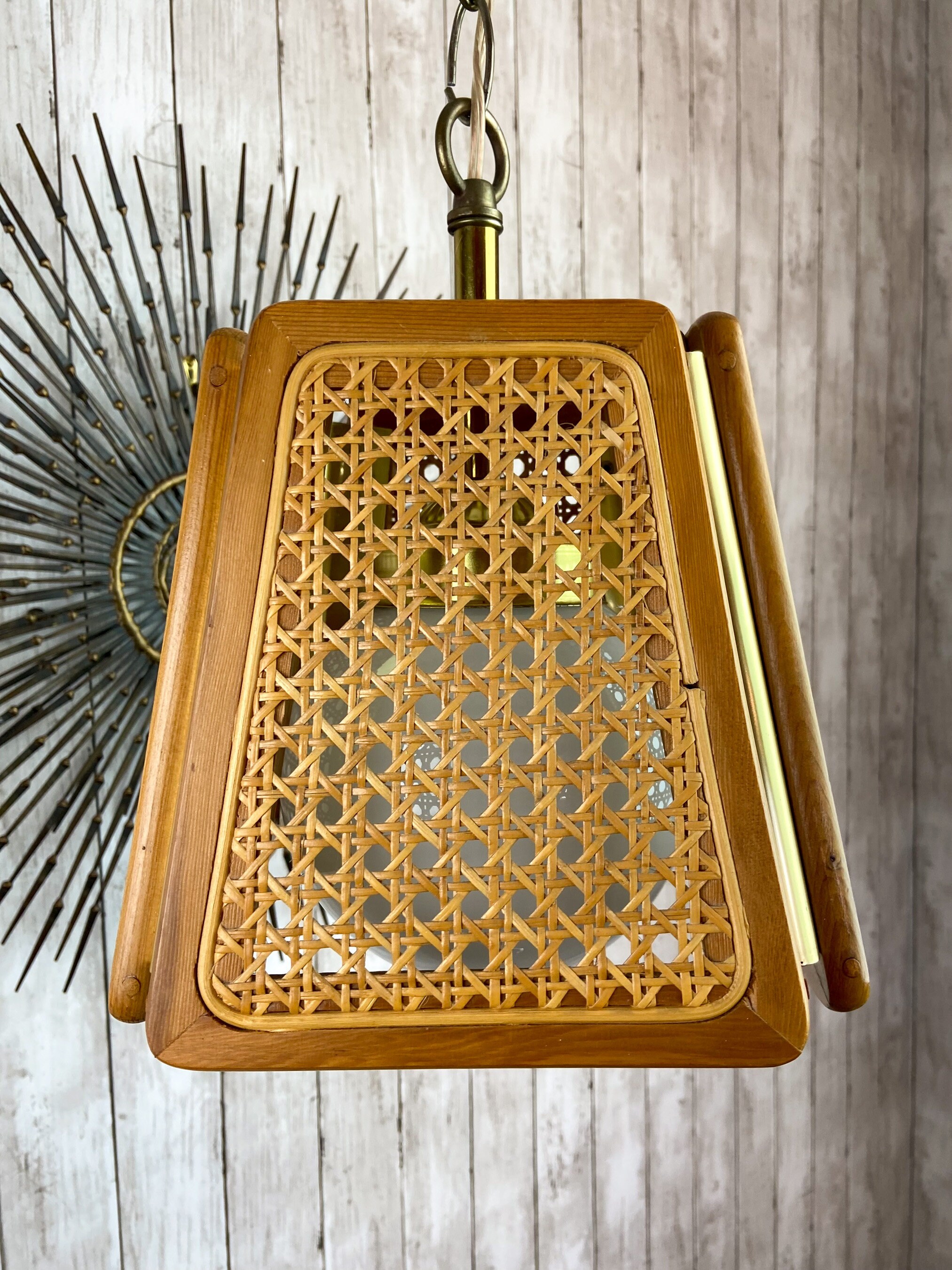 Wicker Light Fixture Marcel Breuer Style Cesca Light Woven Rattan Light