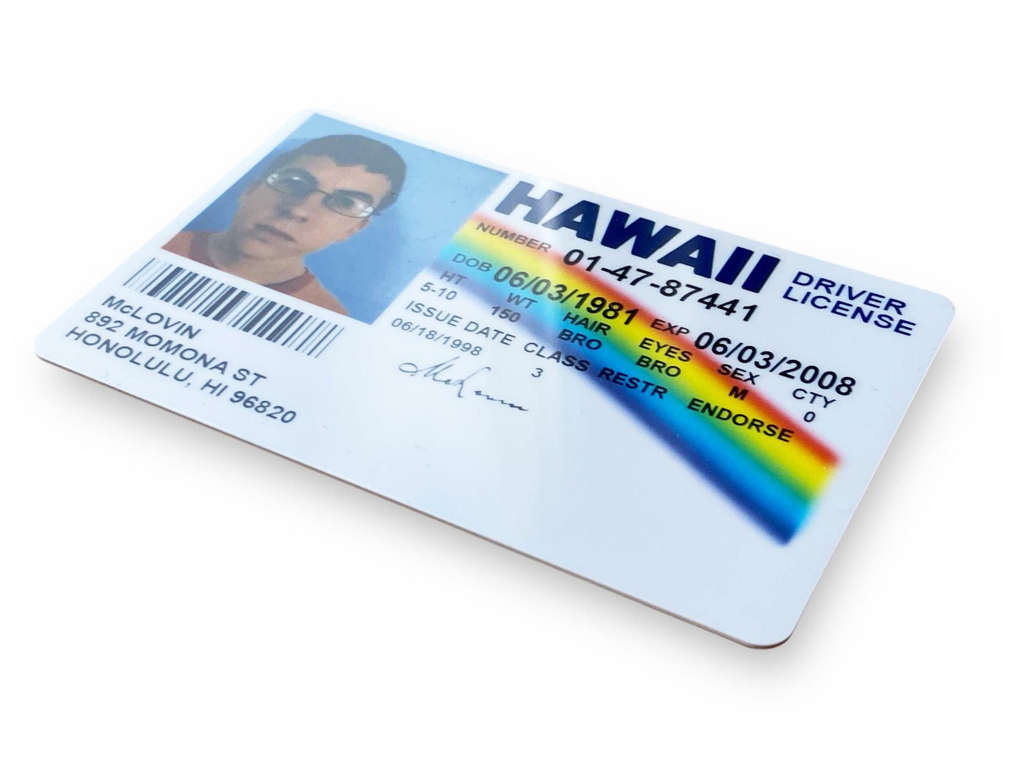 Patch Morale Patch Superbad McLovin - Permis De Conduire - Tactique Armée