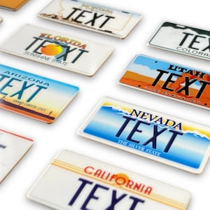 RC Car USA Licence Plates – American Scale Number Plate Accessories 1/5 1/8 1/10 1/12 1/14 1/18 1/24 image 11