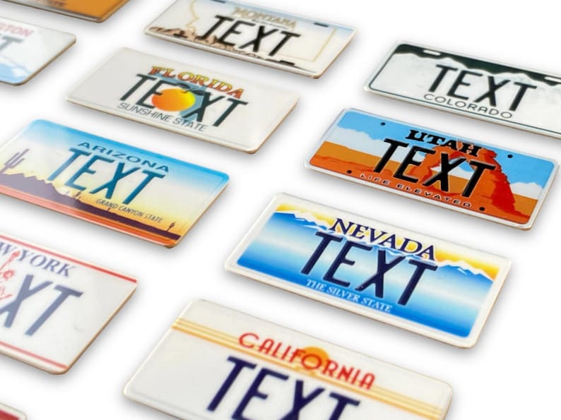 RC Car USA Licence Plates – American Scale Number Plate Accessories 1/5 1/8 1/10 1/12 1/14 1/18 1/24 image 11