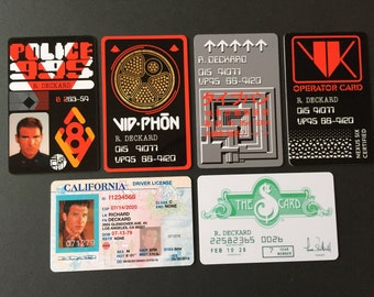Blade Runner Id Card