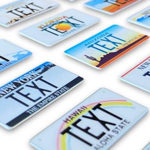 RC Car USA Licence Plates – American Scale Number Plate Accessories 1/5 1/8 1/10 1/12 1/14 1/18 1/24 image 10