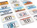 RC Car USA Licence Plates – American Scale Number Plate Accessories 1/5 1/8 1/10 1/12 1/14 1/18 1/24