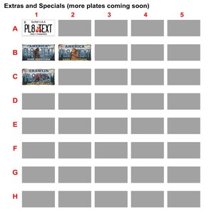 RC Car USA Licence Plates – American Scale Number Plate Accessories 1/5 1/8 1/10 1/12 1/14 1/18 1/24 image 8