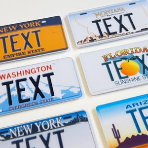 RC Car USA Licence Plates – American Scale Number Plate Accessories 1/5 1/8 1/10 1/12 1/14 1/18 1/24 image 12