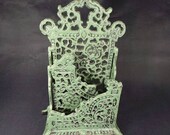 Antique Cast Iron Mail Holder
