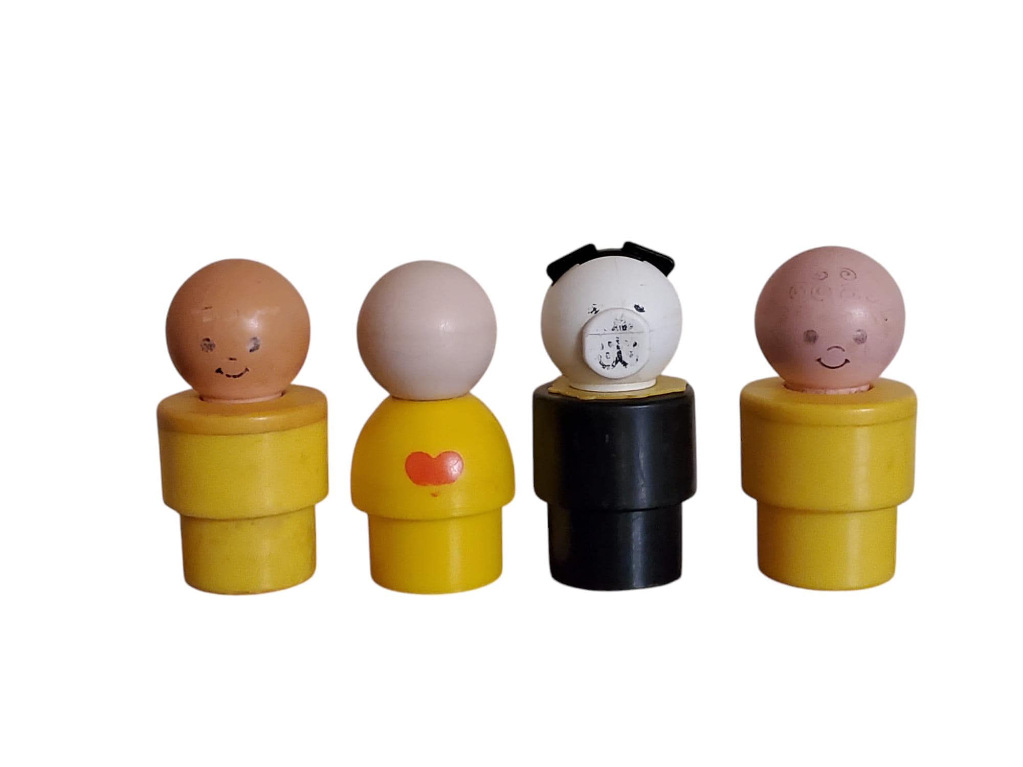 1974 Fisher Price Little People and 1984 Lucky Dog Toys
