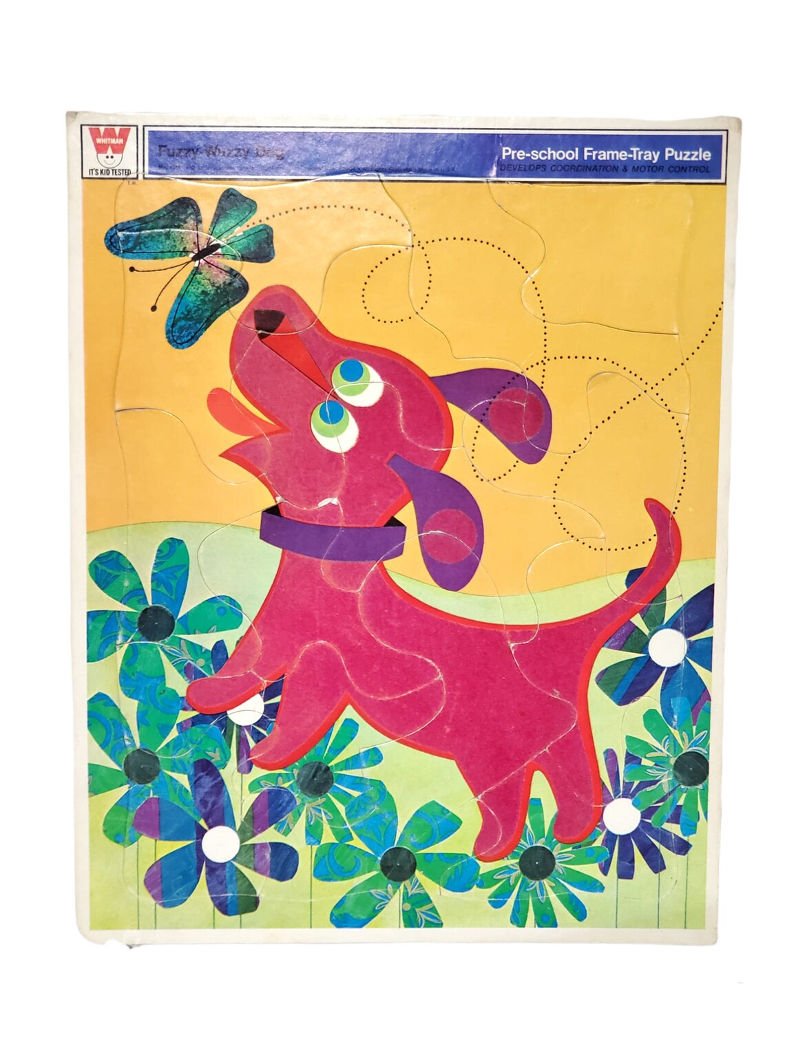 Preschool Puzzle Kindergarten Puzzle Toddler Activity 1969 Etsy