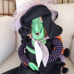 Large Halloween Witch Doll 39" Halloween Decor