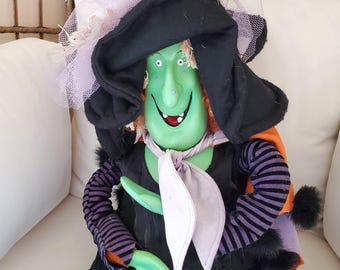 Large Halloween Witch Doll 39" Halloween Decor