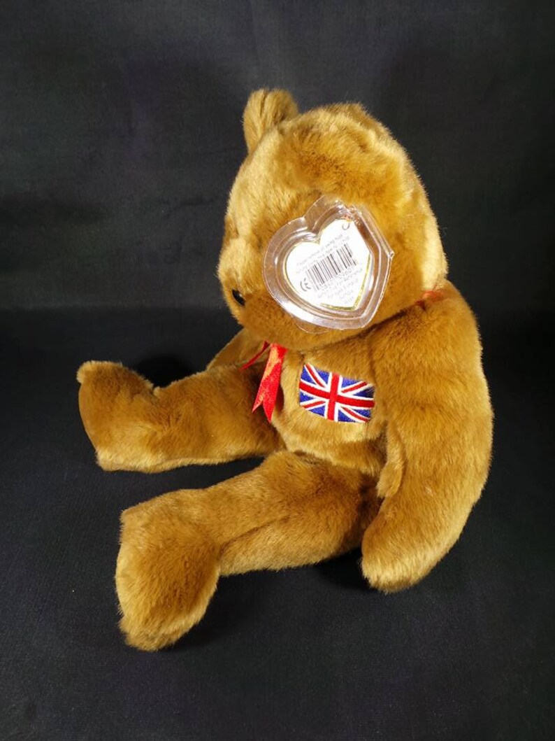 1999 Ty Beanie Baby Britannia Bear 14 Stuffed Animal | Etsy