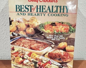 Libro de cocina saludable y saludable de Betty Crocker de 1998