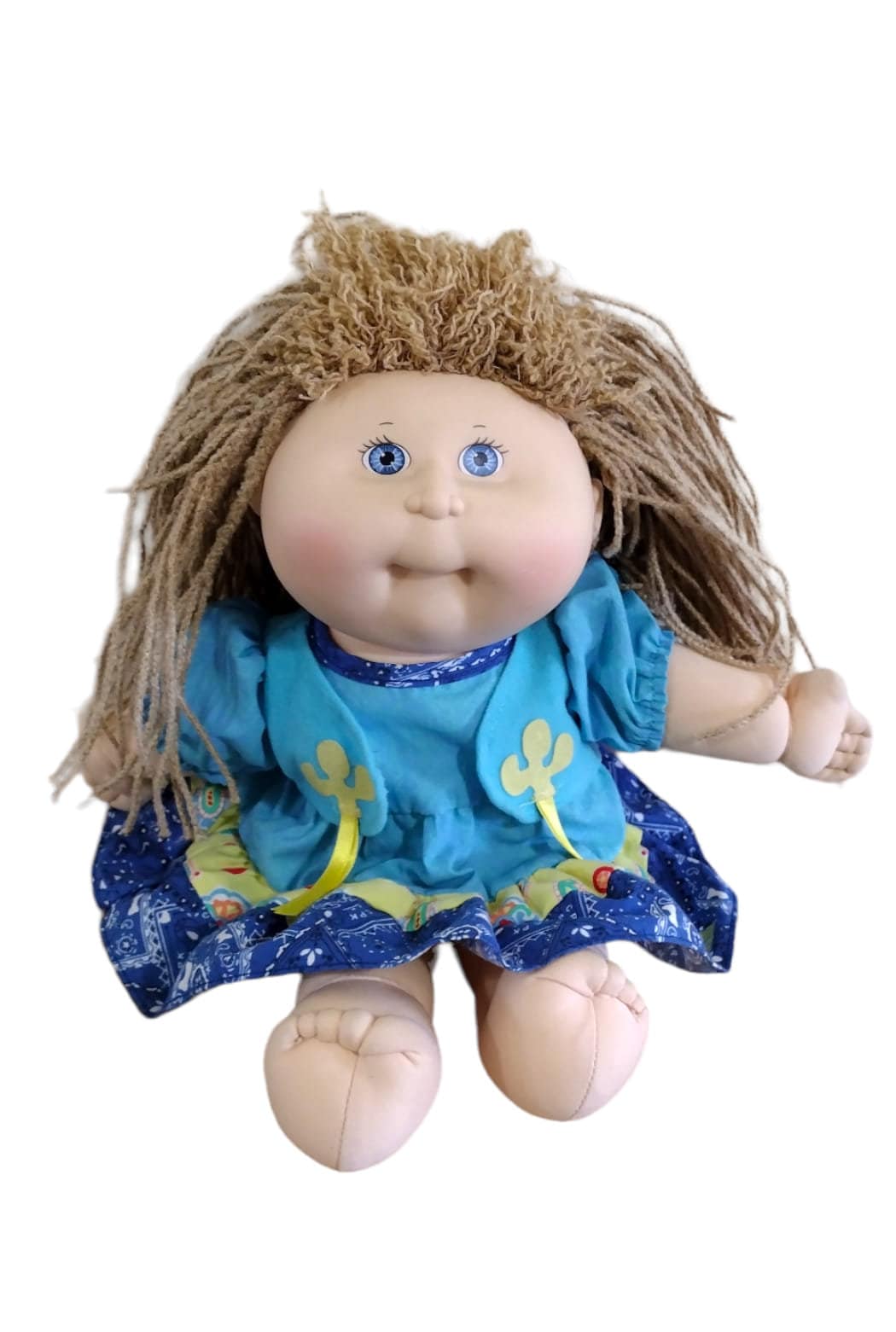 HASBRO CABBAGE PATCH EASY-TO-STYLE CRIMP 'N CURL blond hair