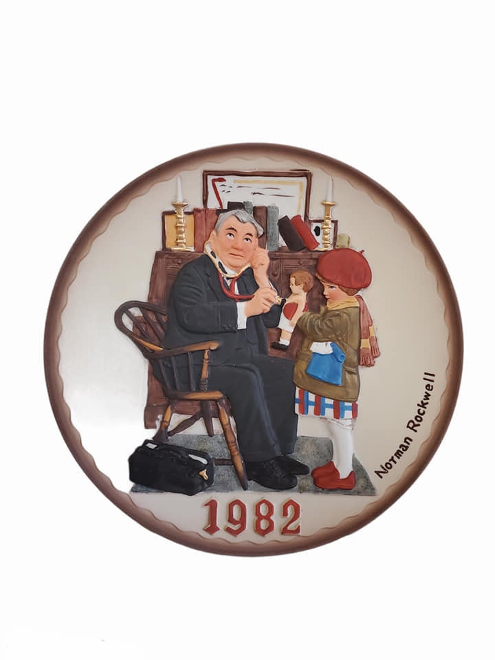 Norman rockwell the doctor and the doll - Etsy 日本