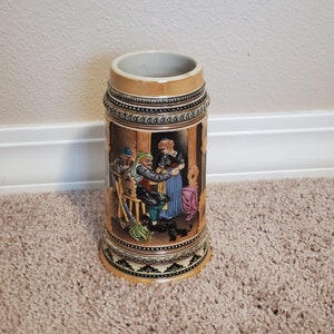 Vintage Ceramic German Beer Stein Collectible