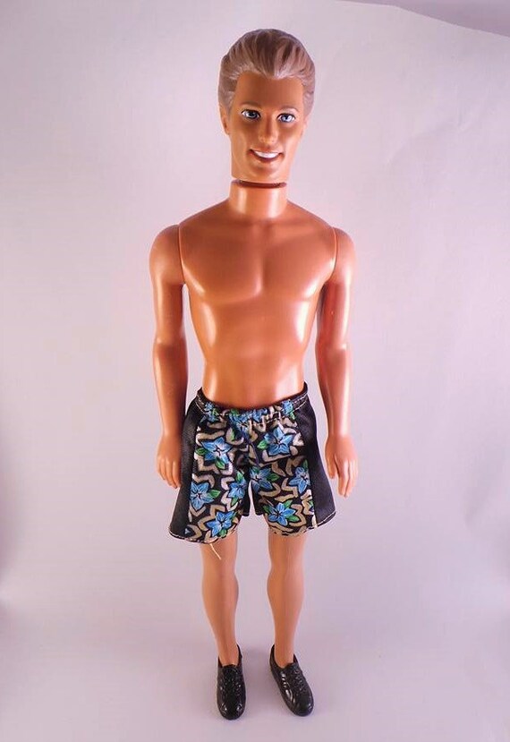 Ken Barbie Doll Bathing Suit 1968 Body 1991 Head Very Rare | Etsy