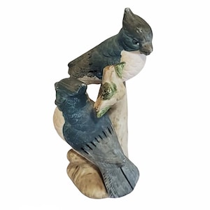 1994 Ceramic Blue Birds Figurine