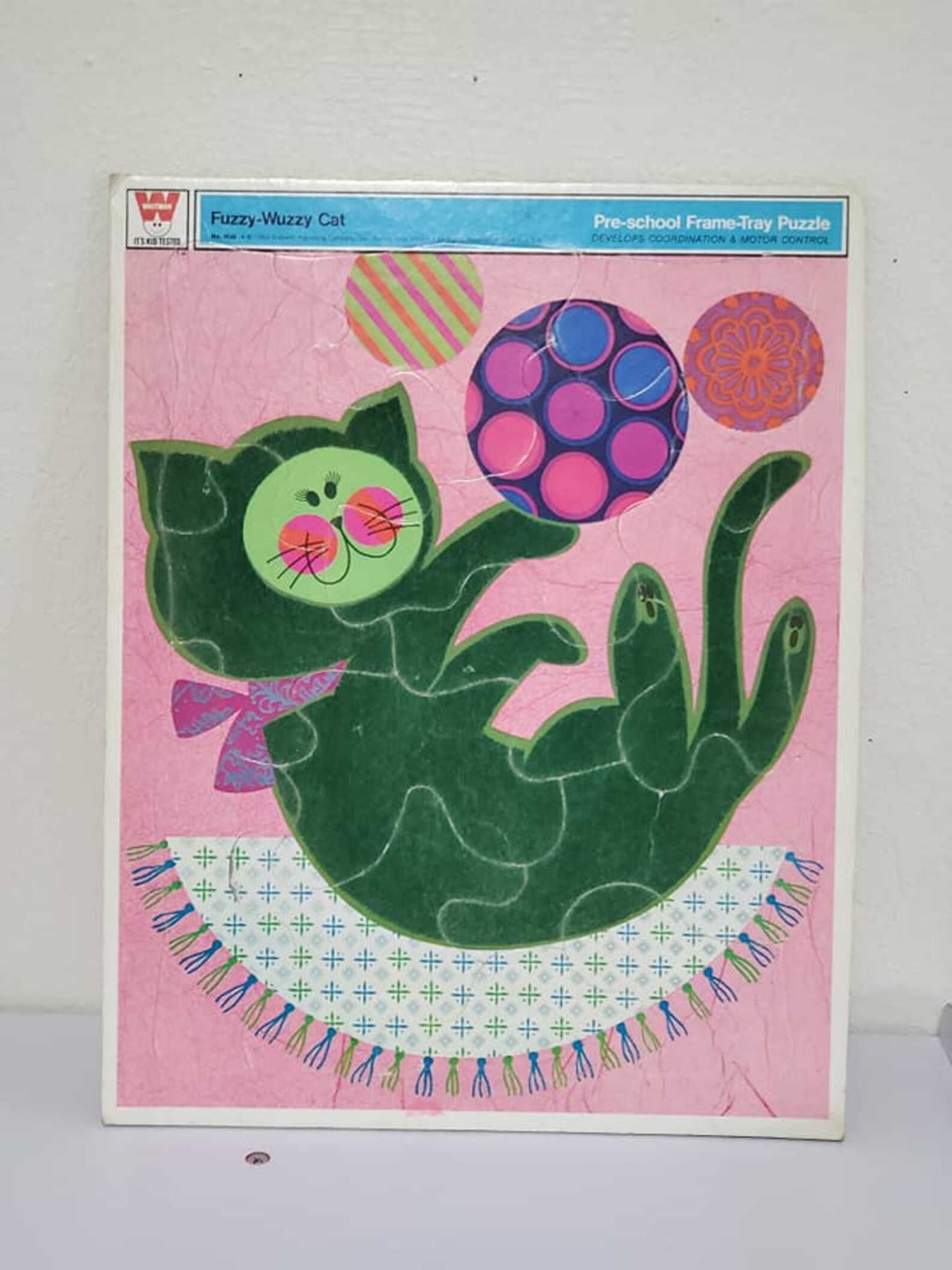 Preschool Puzzle Kindergarten Puzzle Toddler Activity 1969 Etsy