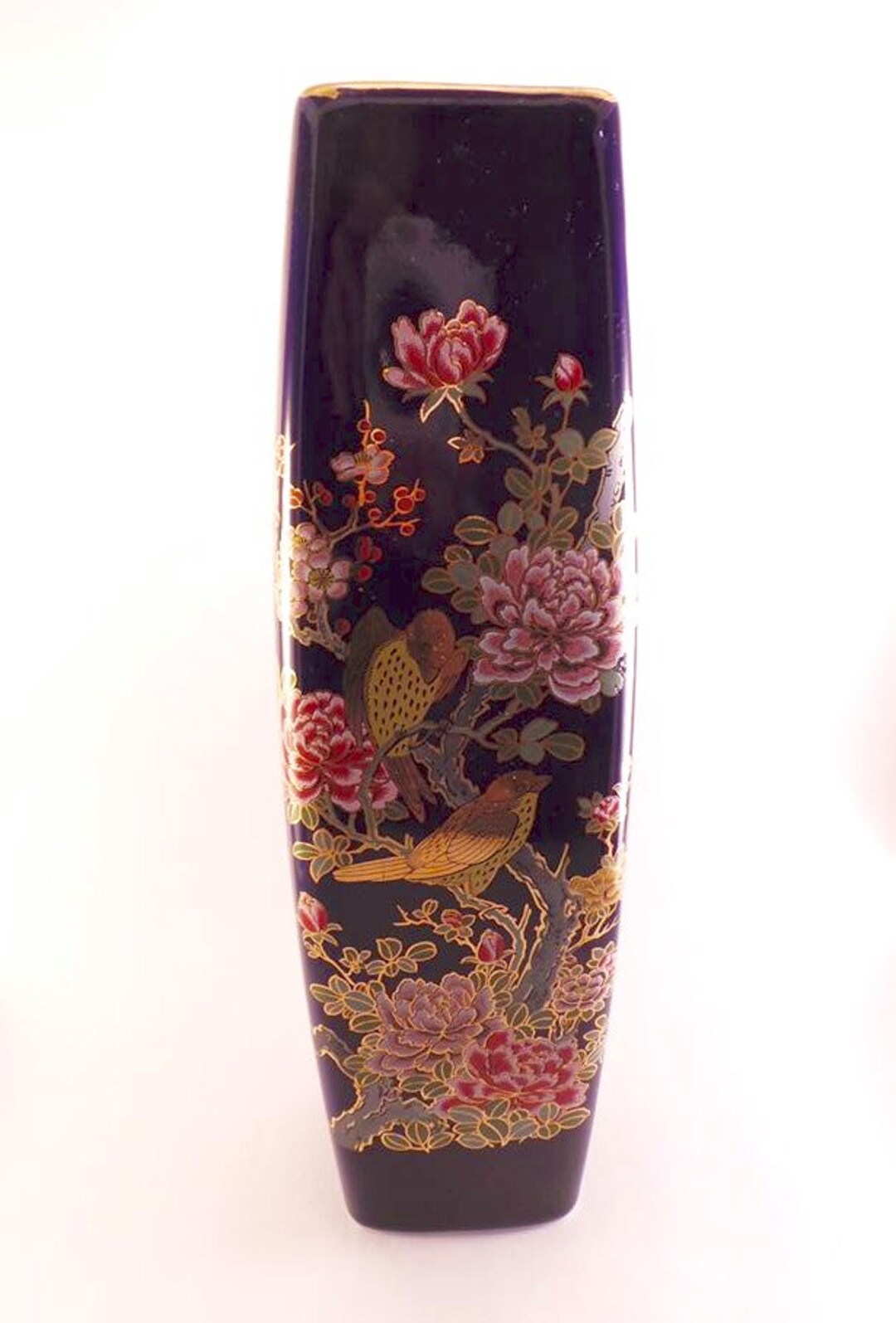 Vintage Japanese Hand Painted Vase Home Decor Housewarming Gift - Etsy